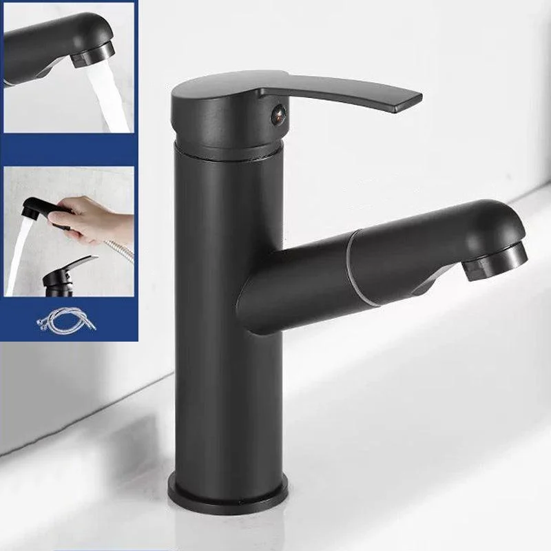 Modern Design Bathroom Tap Single Handle Tap with Water Hose -Bathlova