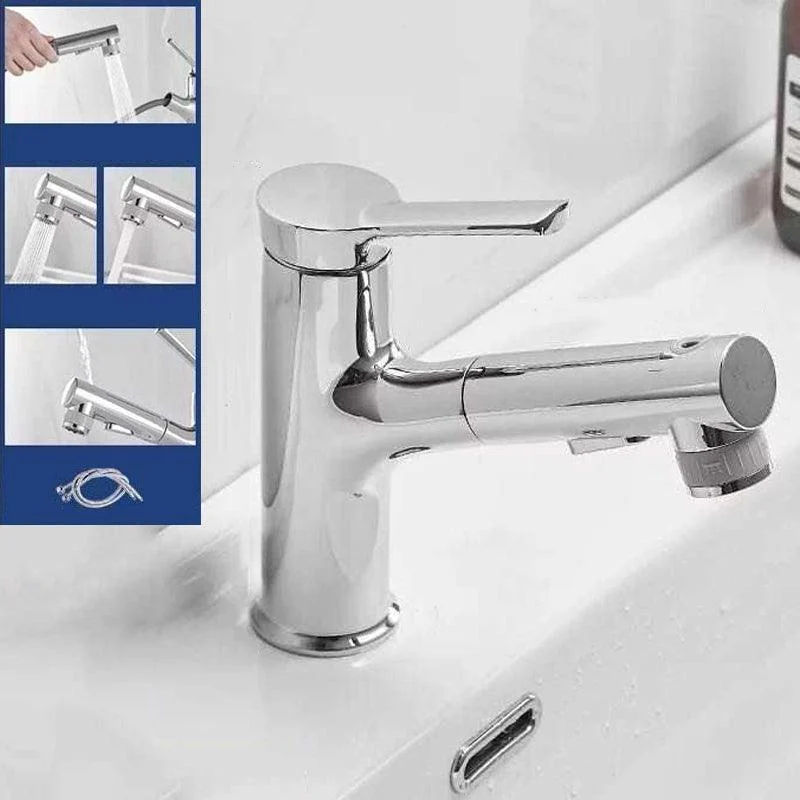 Modern Design Bathroom Tap Single Handle Tap with Water Hose -Bathlova