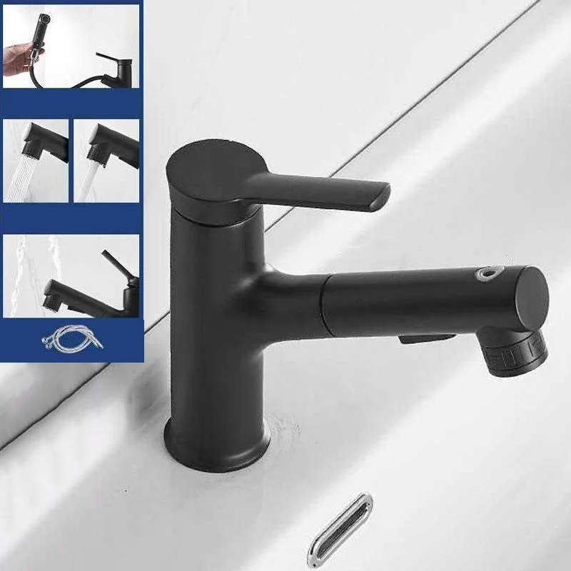 Modern Design Bathroom Tap Single Handle Tap with Water Hose -Bathlova