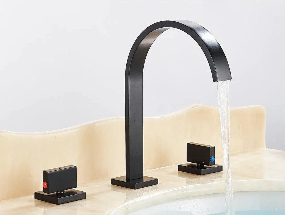 Modern Double Handle Basin Tap -Bathlova