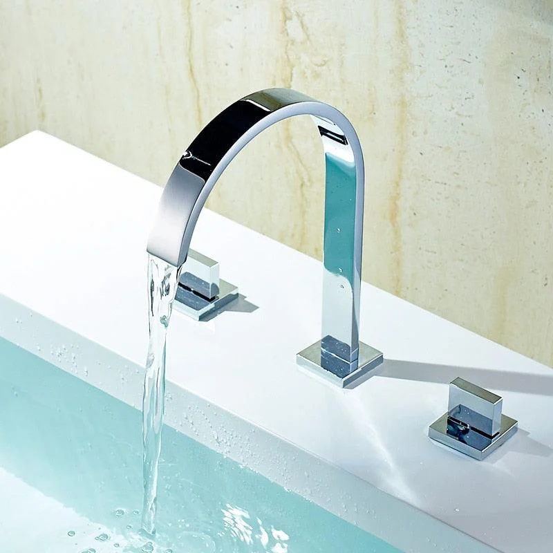 Modern Double Handle Basin Tap -Bathlova