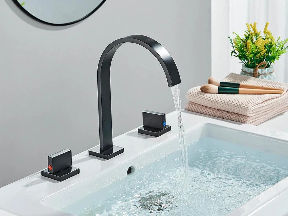 Modern Double Handle Basin Tap -Bathlova