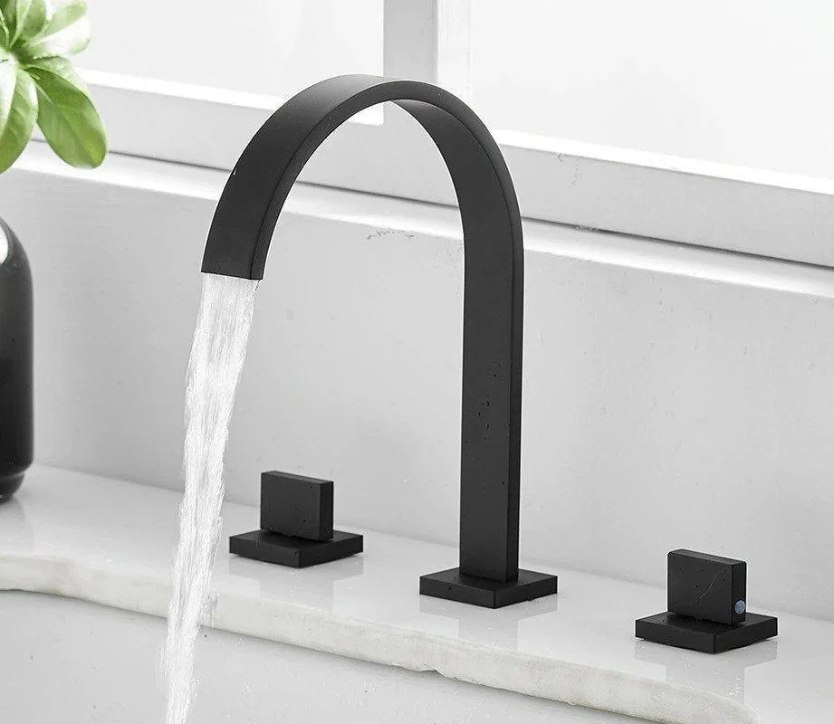 Modern Double Handle Basin Tap -Bathlova