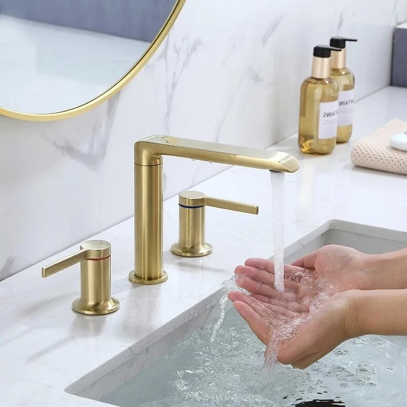 Modern Double Handle Bathroom Tap -Bathlova