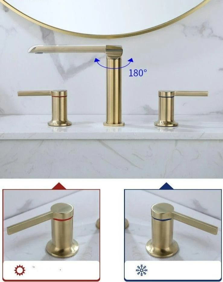 Modern Double Handle Bathroom Tap -Bathlova