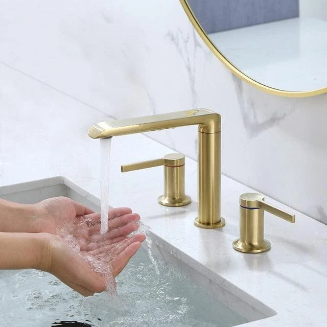 Modern Double Handle Bathroom Tap -Bathlova