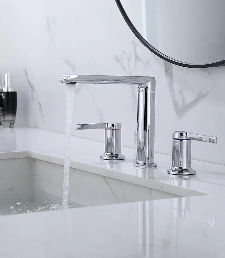 Modern Double Handle Bathroom Tap -Bathlova