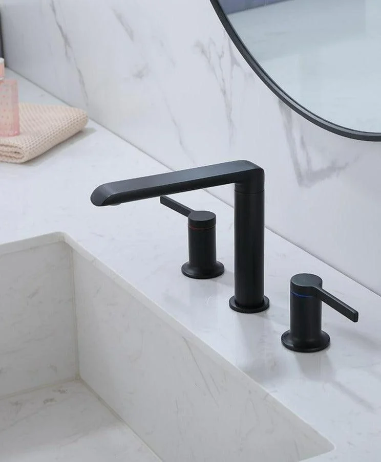 Modern Double Handle Bathroom Tap -Bathlova