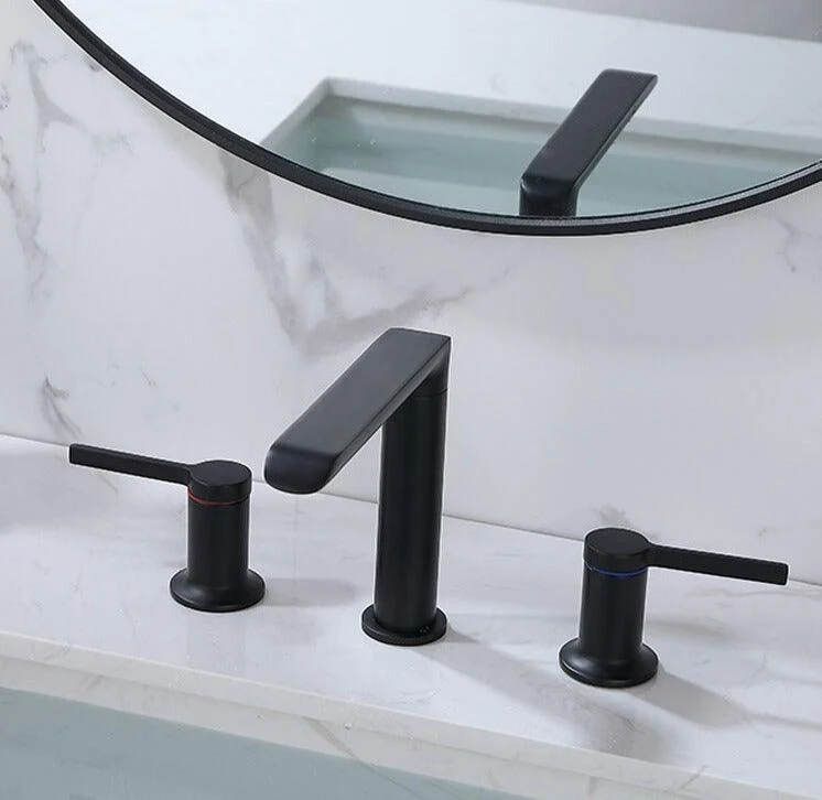 Modern Double Handle Bathroom Tap -Bathlova