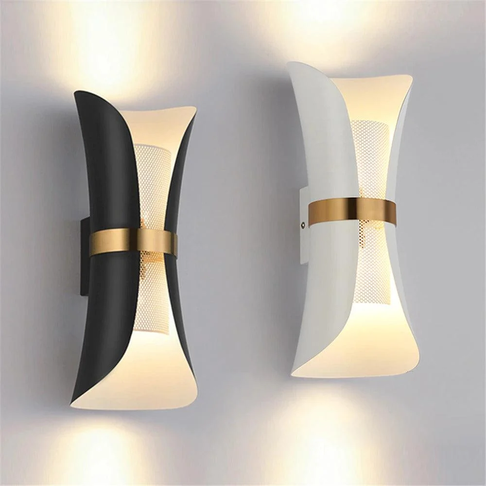 Modern European Ribbon Wall Sconce -Bathlova