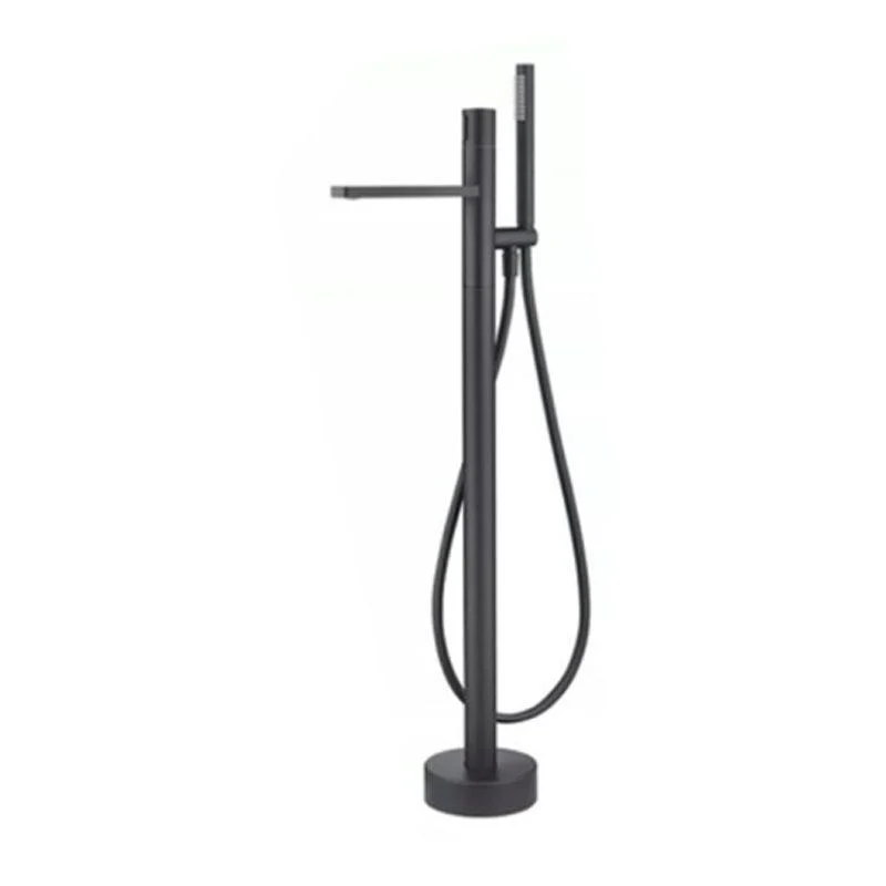 Modern Floor Standing Tap Handheld Shower Head Bathtub Tap -Bathlova