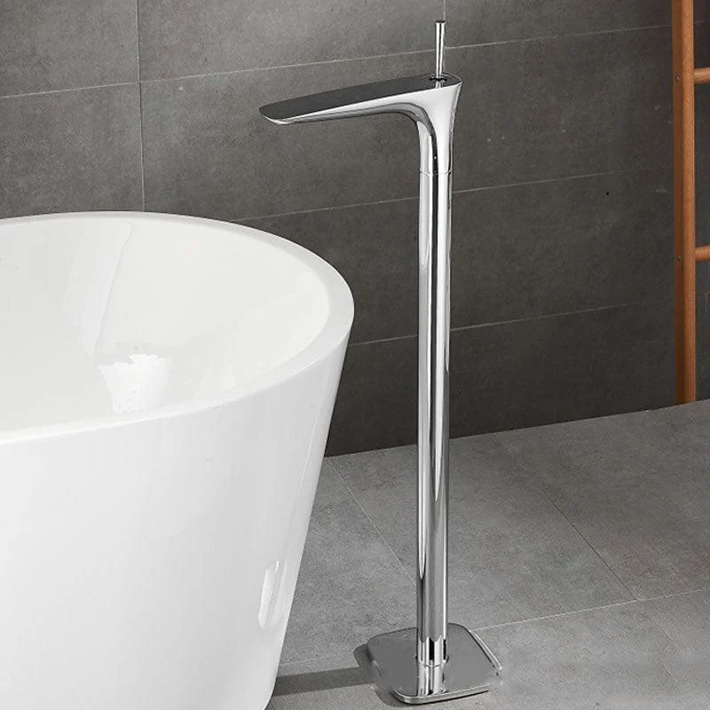 Modern Free-standing Tap Bathtub Handheld Shower Head Tap -Bathlova