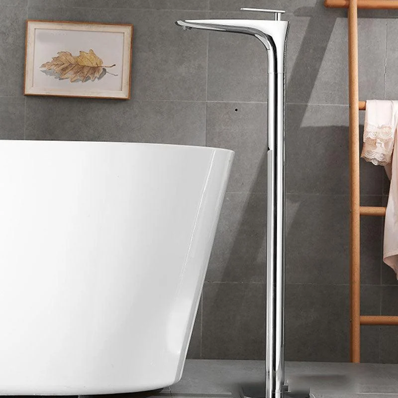 Modern Free-standing Tap Bathtub Handheld Shower Head Tap -Bathlova