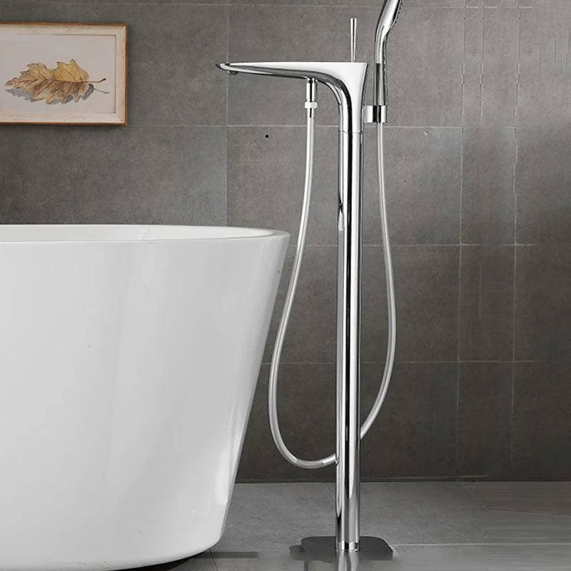 Modern Free-standing Tap Bathtub Handheld Shower Head Tap -Bathlova