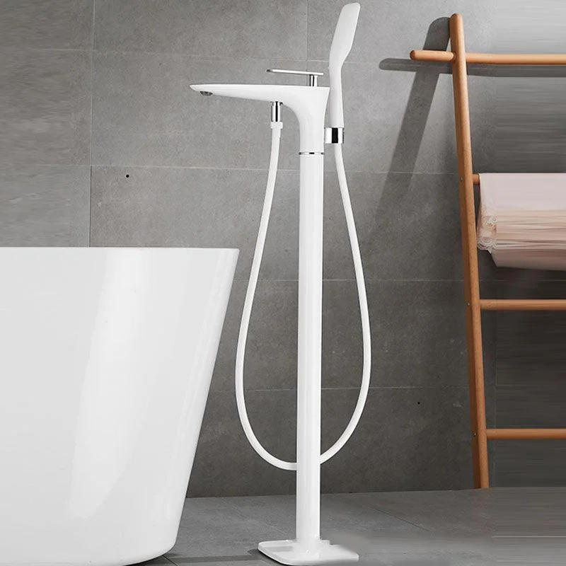 Modern Free-standing Tap Bathtub Handheld Shower Head Tap -Bathlova