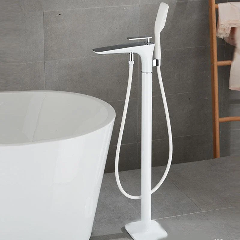 Modern Free-standing Tap Bathtub Handheld Shower Head Tap -Bathlova