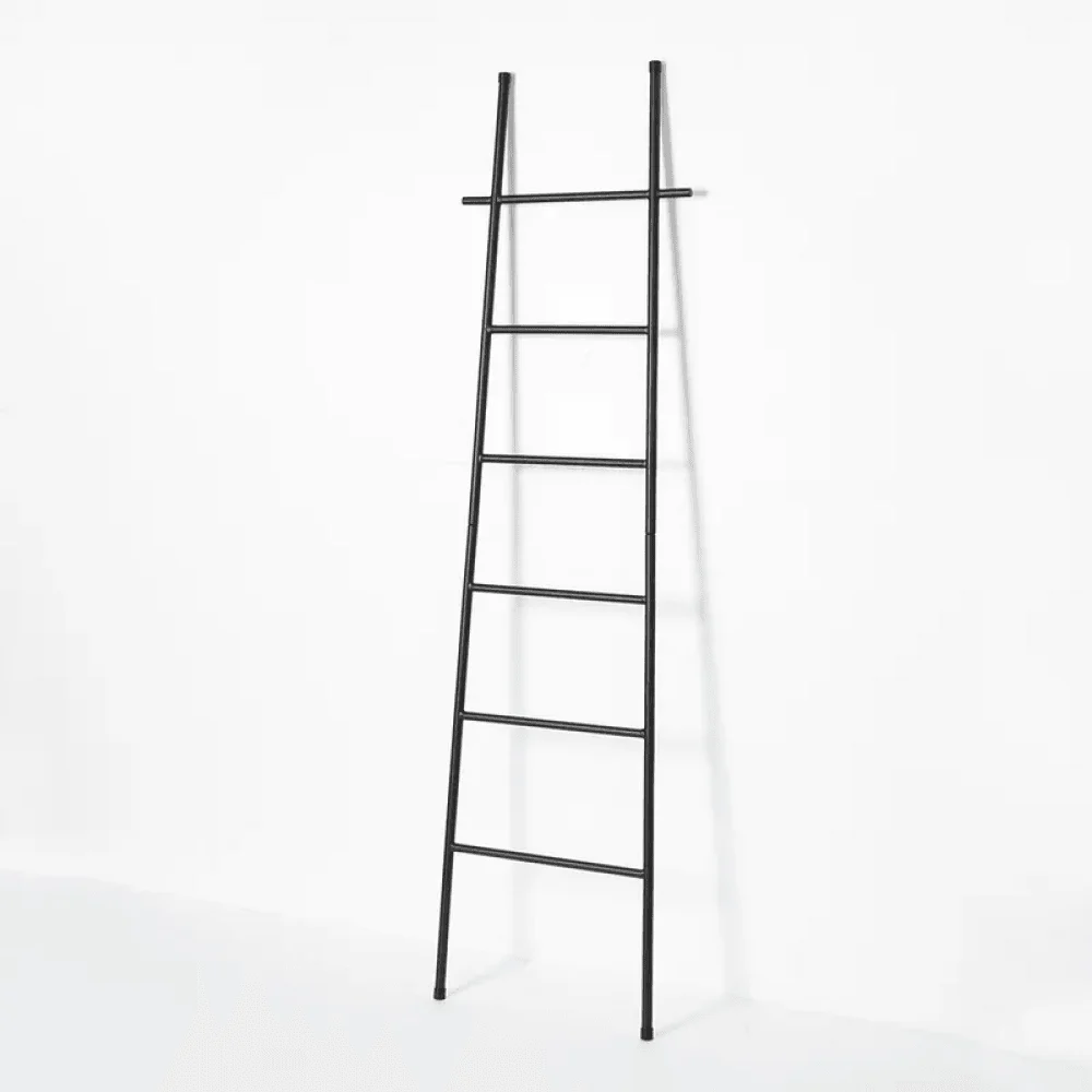 Modern Freestanding Bath Ladder Storage Towel Rack -Bathlova