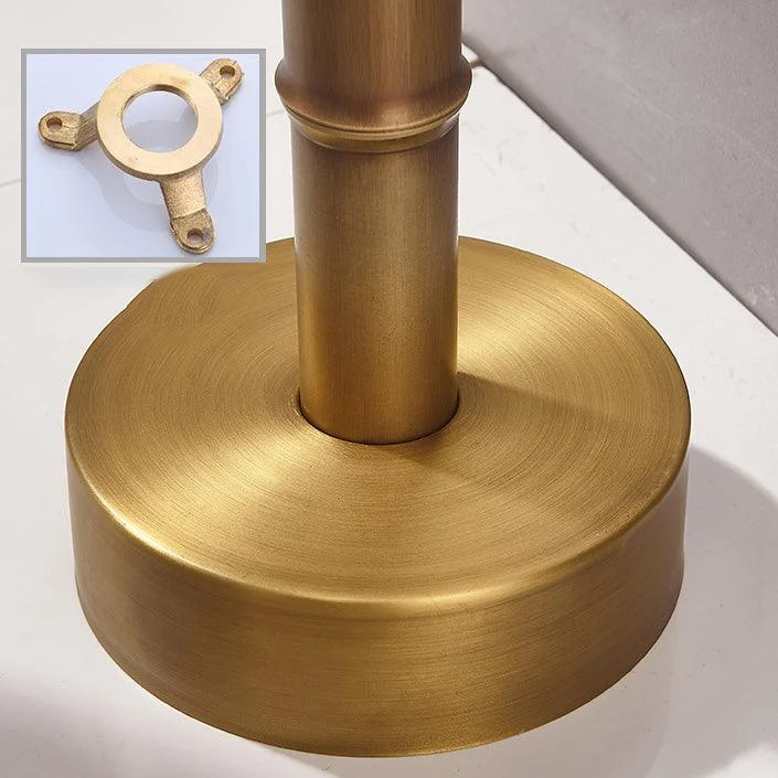 Modern Freestanding Bathtub Tap Brass Floor Mount Free Standing Tub Filler Tap -Bathlova