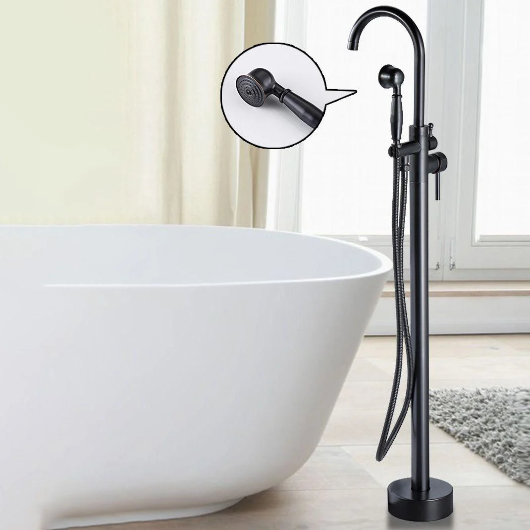 Modern Freestanding Bathtub Tap Brass One Handle Freestanding Bathtub Tap -Bathlova