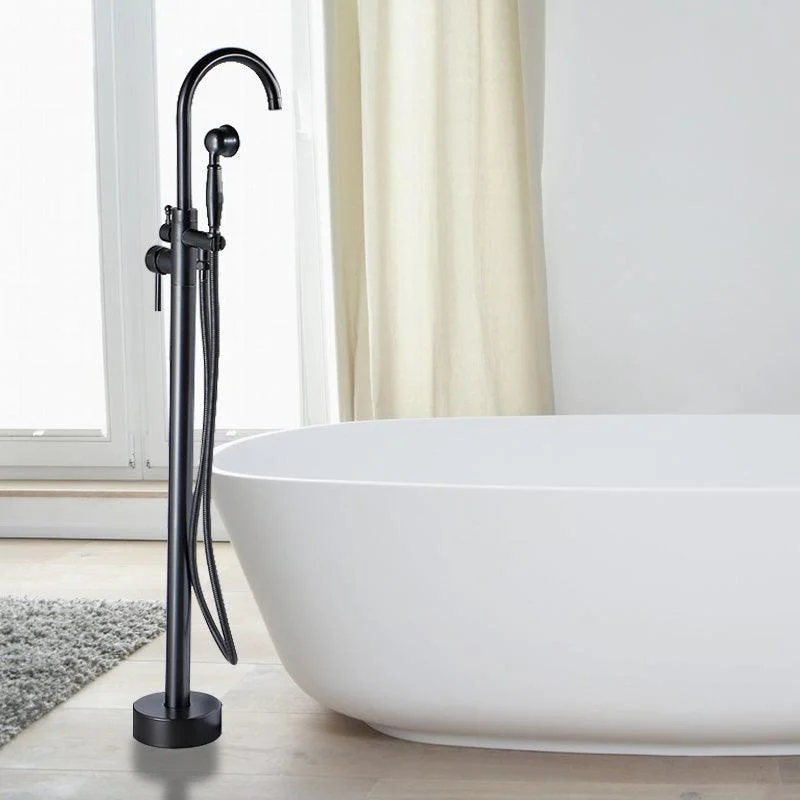 Modern Freestanding Bathtub Tap Brass One Handle Freestanding Bathtub Tap -Bathlova