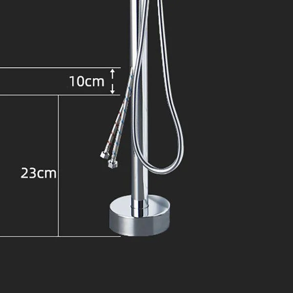 Modern Freestanding Bathtub Tap Brass One Handle Freestanding Bathtub Tap -Bathlova