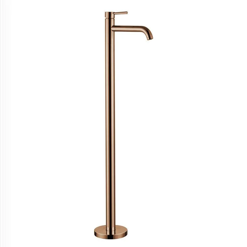 Modern Freestanding Bathtub Tap Metal Bathroom Tap with Handle -Bathlova