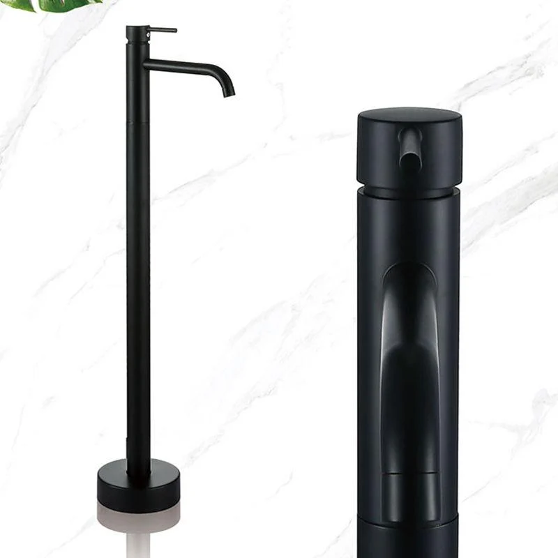 Modern Freestanding Bathtub Tap Metal Bathroom Tap with Handle -Bathlova