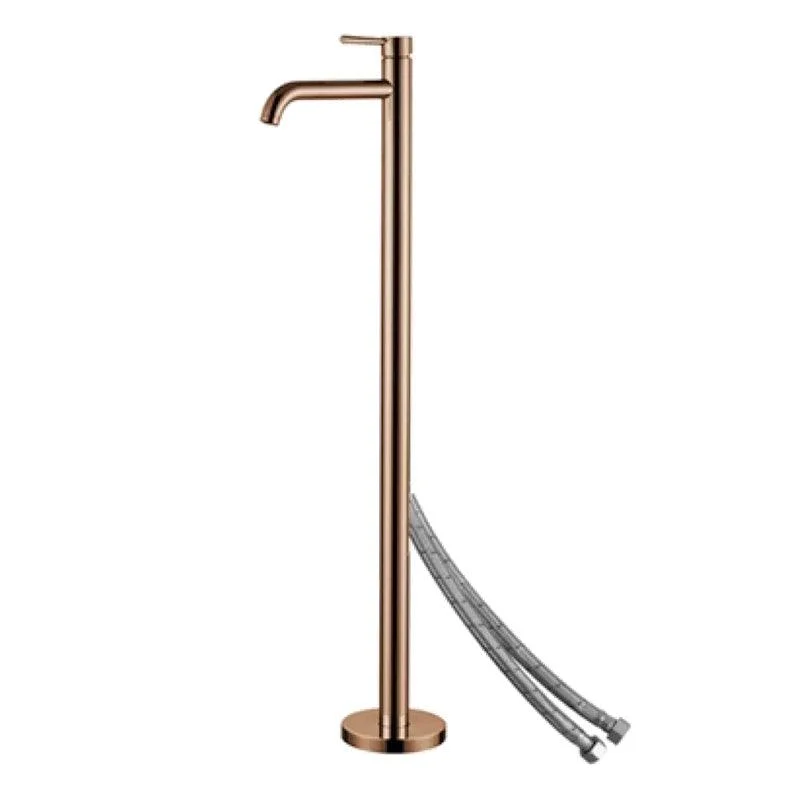 Modern Freestanding Bathtub Tap Metal Bathroom Tap with Handle -Bathlova