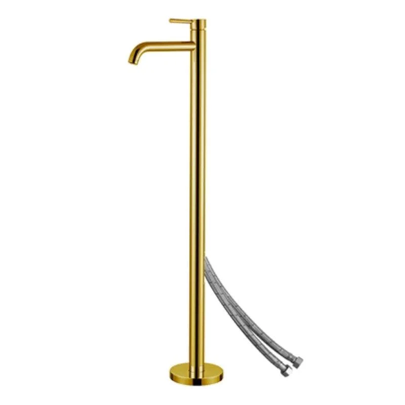 Modern Freestanding Bathtub Tap Metal Bathroom Tap with Handle -Bathlova