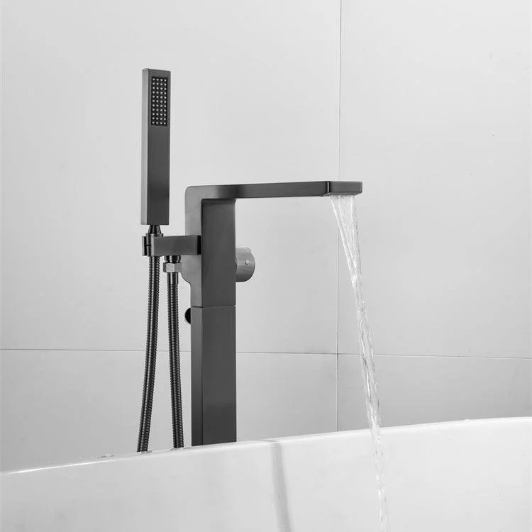 Modern Freestanding Tap Metal Freestanding Tub Filler Trim -Bathlova