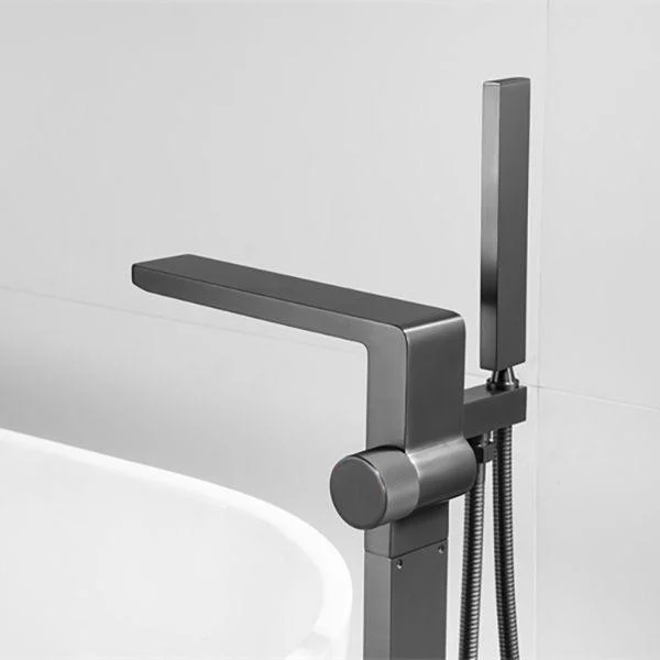 Modern Freestanding Tap Metal Freestanding Tub Filler Trim -Bathlova