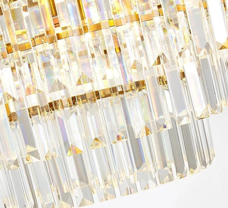 Modern Glass Crystal Chandelier -Bathlova