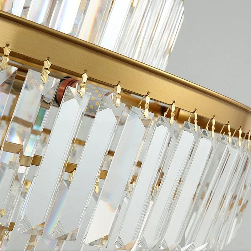 Modern Glass Crystal Chandelier -Bathlova