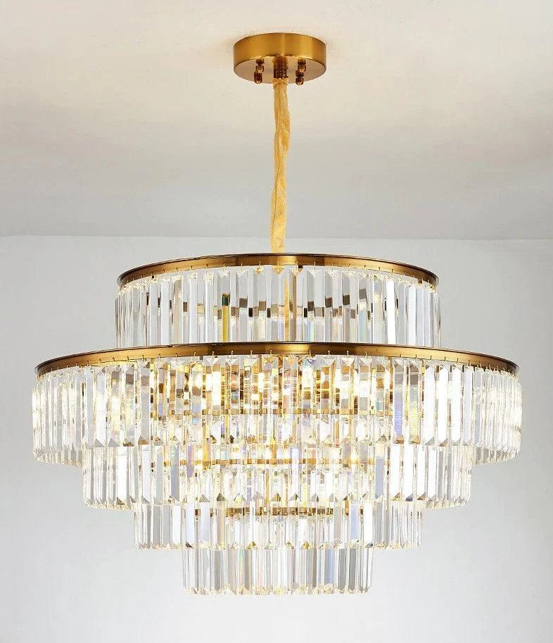 Modern Glass Crystal Chandelier -Bathlova