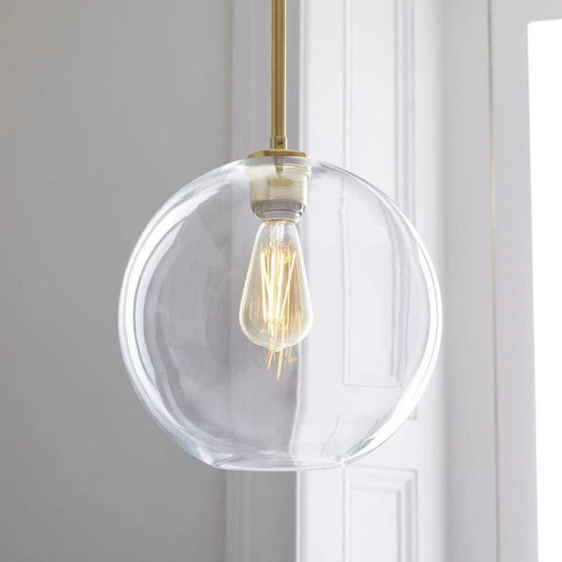 Modern Glass Globe Pendant Lights -Bathlova