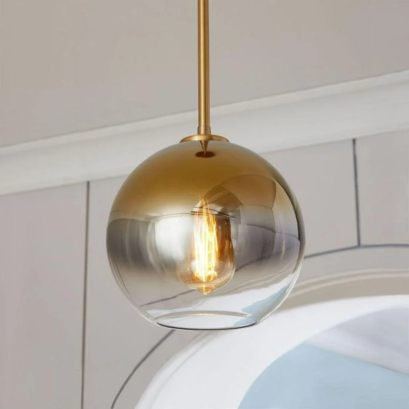 Modern Glass Globe Pendant Lights -Bathlova