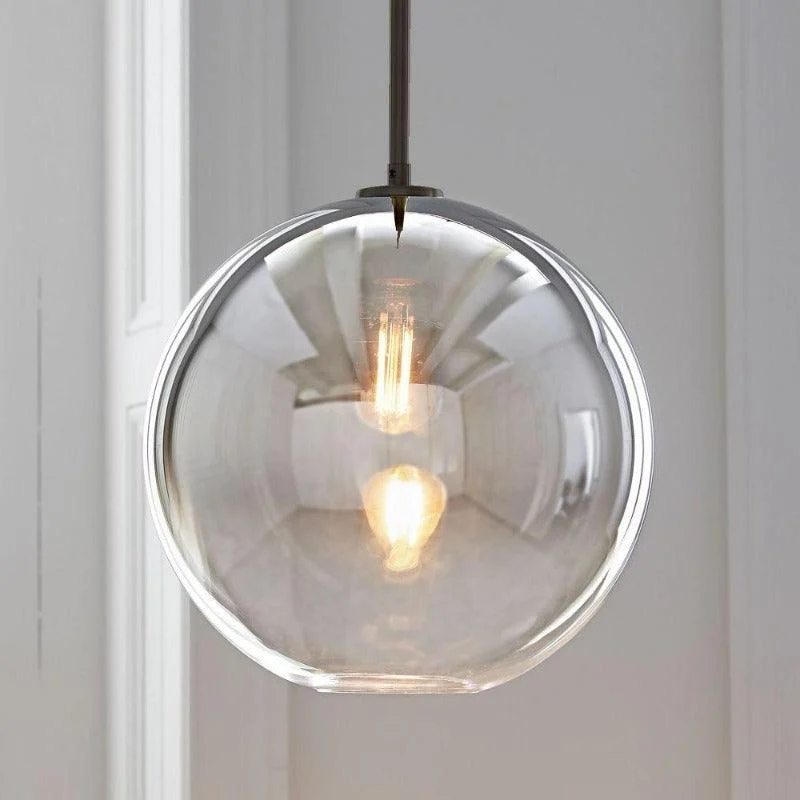 Modern Glass Globe Pendant Lights -Bathlova