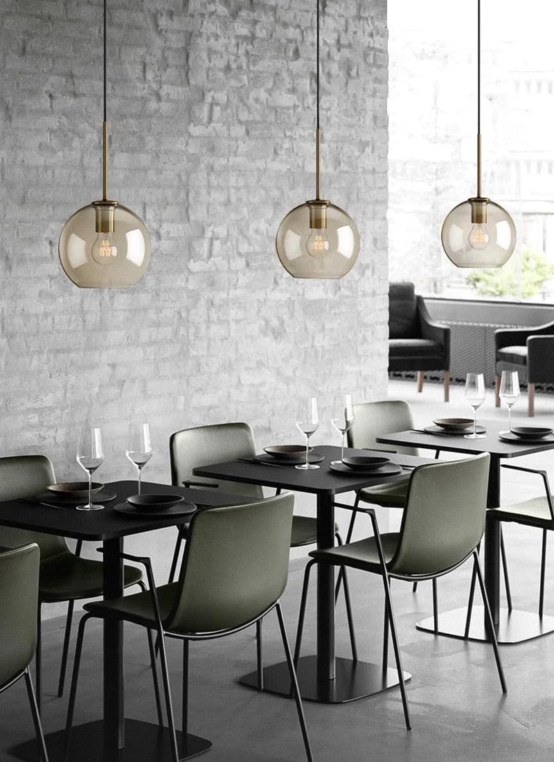 Modern Glass Pendant Lights -Bathlova