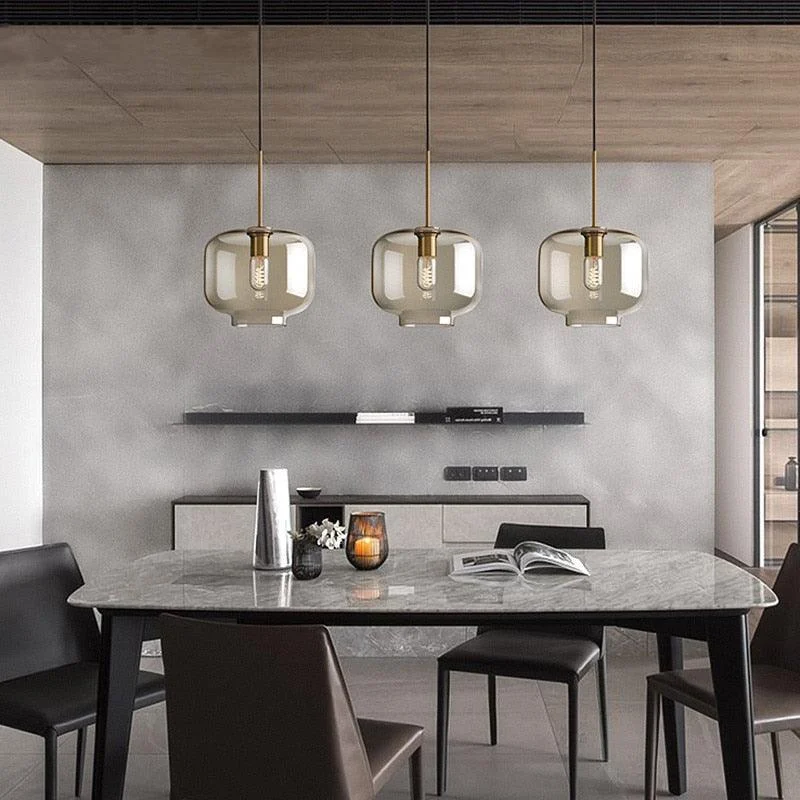 Modern Glass Pendant Lights -Bathlova