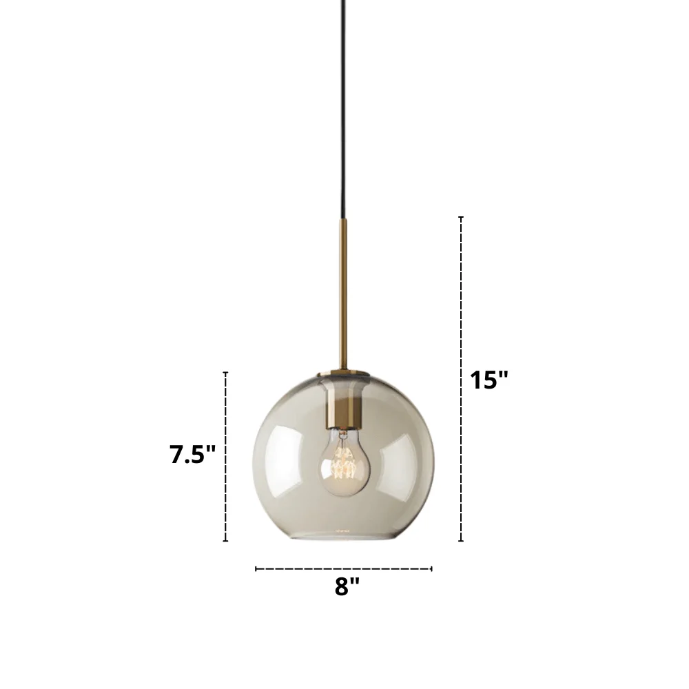 Modern Glass Pendant Lights -Bathlova