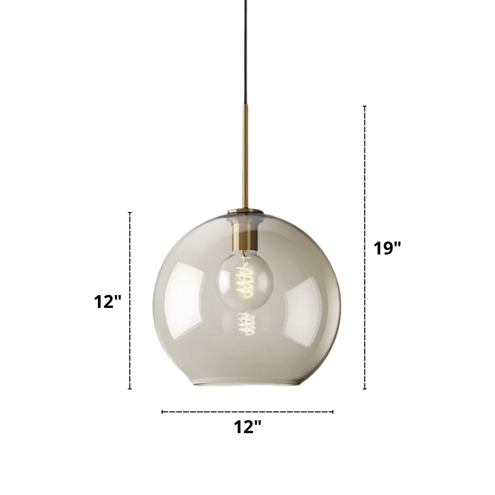 Modern Glass Pendant Lights -Bathlova