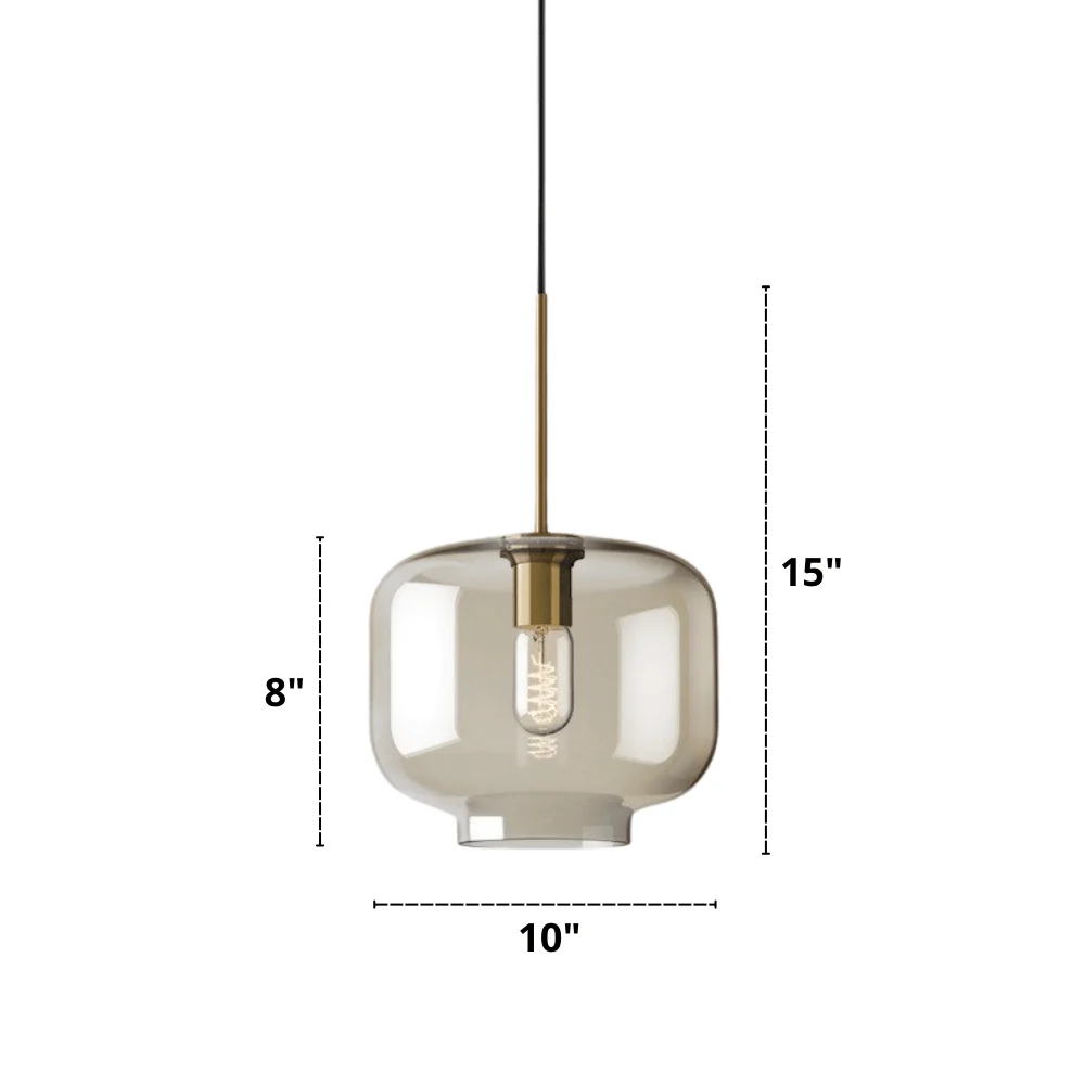 Modern Glass Pendant Lights -Bathlova