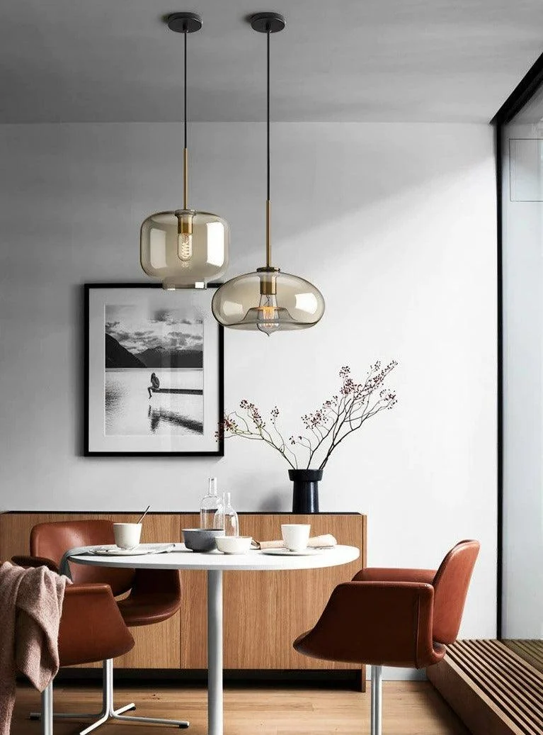 Modern Glass Pendant Lights -Bathlova