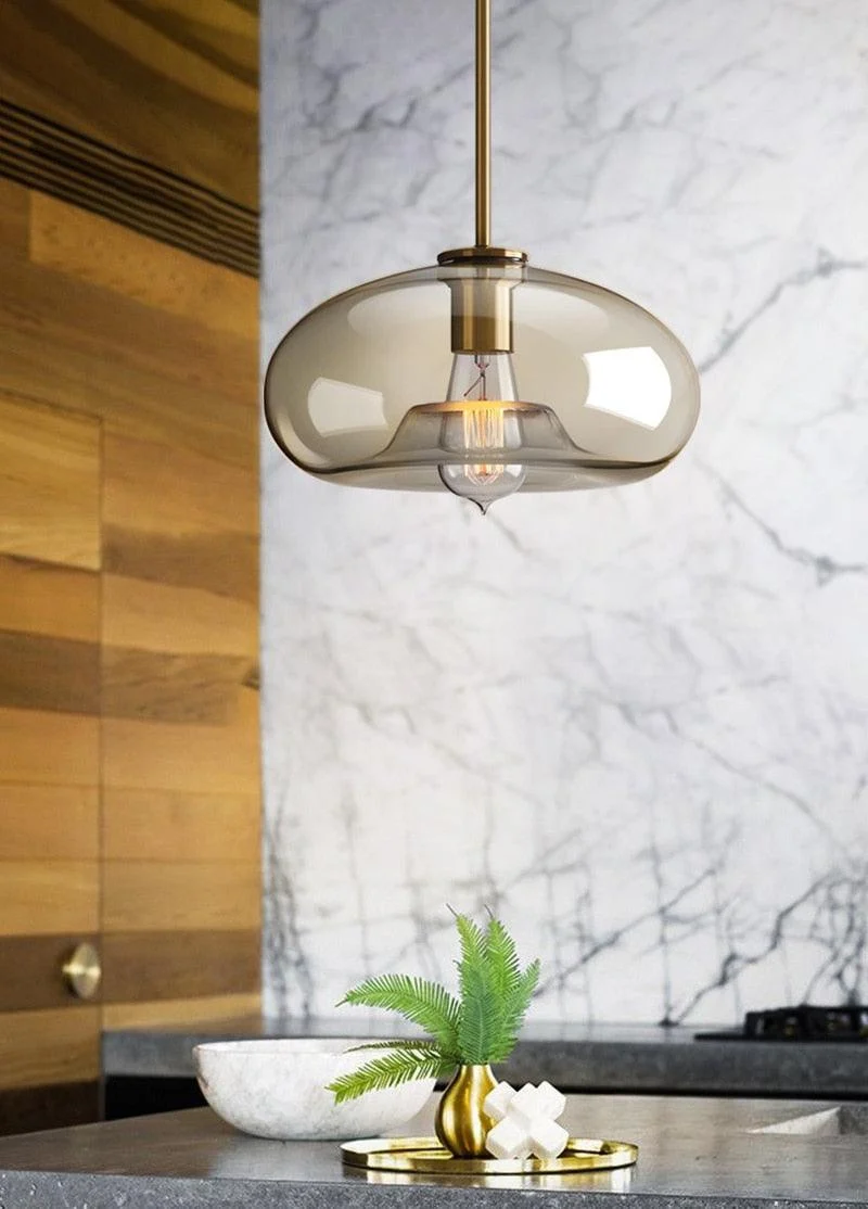 Modern Glass Pendant Lights -Bathlova