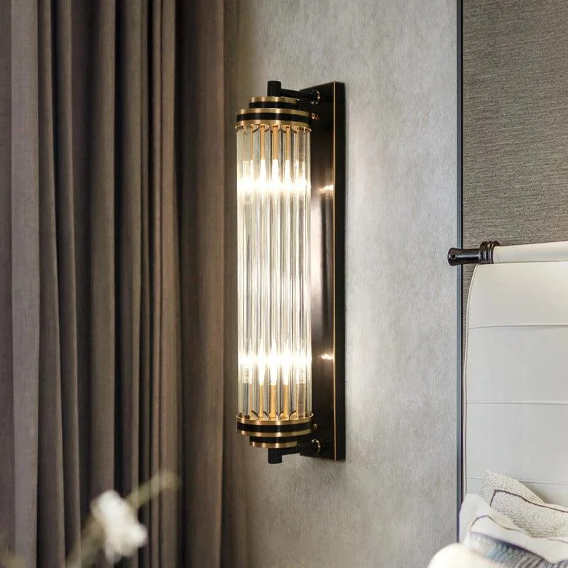 Modern Glass Wall Sconce -Bathlova