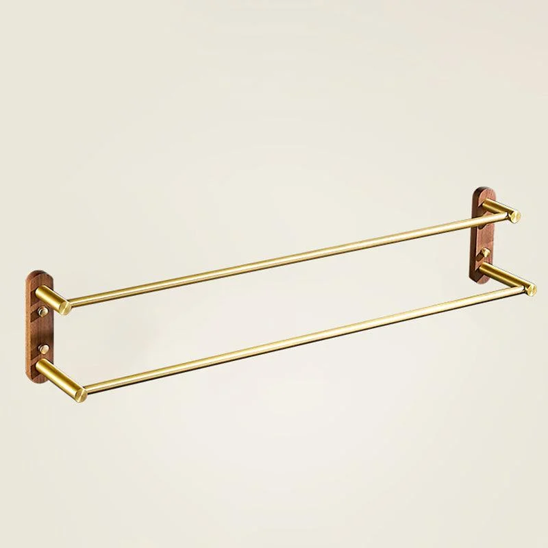 Modern Gold Bath Hardware Set Bath Shelf Paper Holder Bathroom Accessory Set -Bathlova