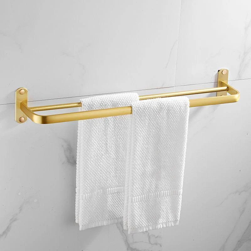 Modern Gold Bathroom Accessory Kit Towel Bar Bath Shelf Bath Hardware Set -Bathlova