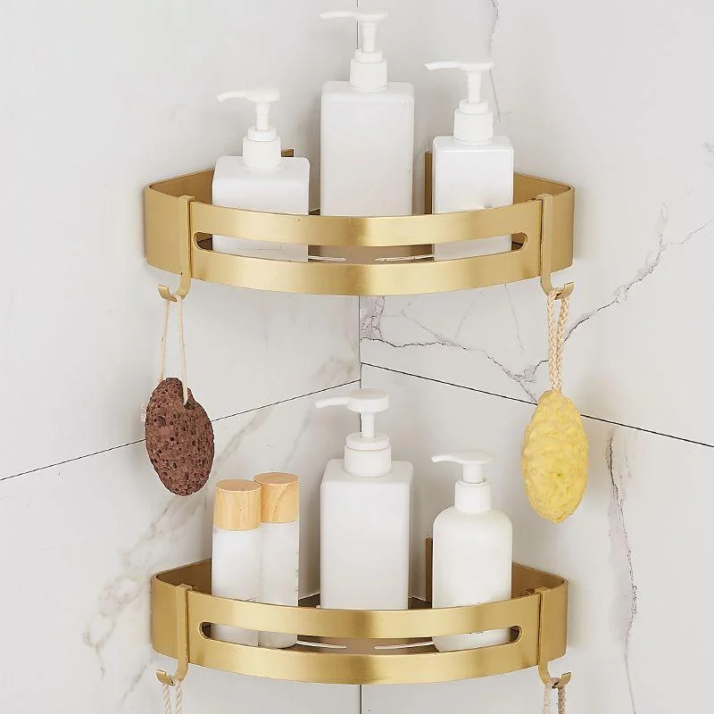 Modern Gold Bathroom Accessory Kit Towel Bar Bath Shelf Bath Hardware Set -Bathlova