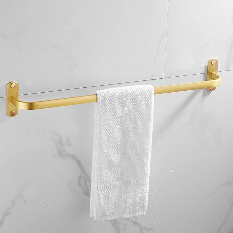 Modern Gold Bathroom Accessory Kit Towel Bar Bath Shelf Bath Hardware Set -Bathlova