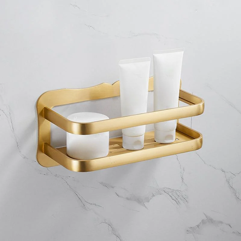 Modern Gold Bathroom Accessory Kit Towel Bar Bath Shelf Bath Hardware Set -Bathlova